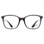 Ray-Ban Glasses Frames RX7066 5848 Transparent Grey Men Women