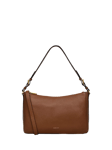 Radley Dukes Place Leather Medium Zip Top Shoulder Bag, Saddle