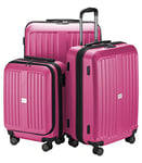 HAUPTSTADTKOFFER - X-Berg - Set de 3 Valises Bagages rigides de ABS (S, M, L) 258 L, Rose