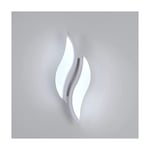 Goeco - Applique Murale Intérieure led, Moderne Lampe Murale 12W 1000LM, Éclairage Acrylique Luminaire Mural pour Salon Chambre Escalier 6500K