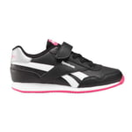 Reebok Royal CL Jog 3.0 1V Running Shoes, Black/BOLDPINK/White, 10 UK