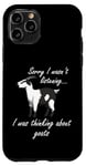 Coque pour iPhone 11 Pro Thinking About Goats Hilarous Farm Animal