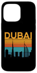 Coque pour iPhone 14 Pro Max Dubaï Emirats Arabes Unis Skyline City Retro Arabes Emirats Architecture