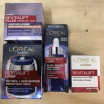 L'Oreal REVITALIFT Deep Replumping Anti Ageing Da/Night/Serum eye Cream Bundle