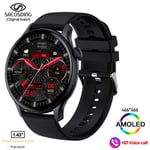 Montre Connectée Amoled Full Touch Pour Hommes Et Femmes,Appel Bluetooth,Fitness,Étanche Ip68,Horloge Et Boîte,Android Et Ios,2023 - Type Sa-Alpha-1 Black