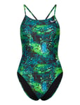 NIKE SWIM Nike W Lace Up Tie Back Op Hydrastrong Blå