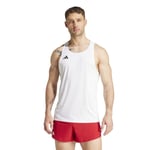 Adidas Adizero E Singlet Vit för Löpare | Lätt och Andningsbar Running Singlet - Handla nu på Loparshop.se!