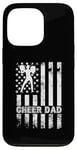 iPhone 13 Pro Cheer Dad Cheerleading American Flag Fathers Day Cheerleader Case