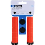 Oxford Bicycle Cycle Bike Lock On Slim Grips Red