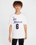 Los Angeles Lakers City Edition Older Kids' Nike NBA T-Shirt