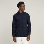 GPO Zip Overshirt - Dark blue - Men