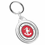 1 x Isle Man Anchor Leg Origin - Keyring IR02 Mum Dad Kids Birthday Gift #7944