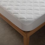 Sancarlos Rembourrage Protège Matelas Éponge imperméable Blanc – étanche – Silencieux – pour Longue de Matelas 190 et 200 cm