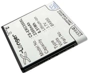 Kompatibelt med Sony Ericsson Xperia ZR LTE, 3.7V, 2300 mAh