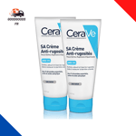 CeraVe Crème SA Anti-Rugosités | 2 X 177Ml | Crème Hydratante Corps & Visage 24H