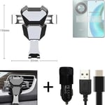 Car holder air vent mount for Honor Magic6 Lite cell phone mount