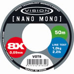 Vision NANO MONO 50m tafsmaterial (0.26mm, 6.7kg)