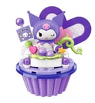 Sanrio 6-Type Block Desert Shop Cup Cake Toy-Kitty Cinnamoroll Kuromi My Melody