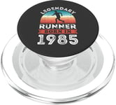 Legendary Runner born 1985 40e anniversaire cadeaux course PopSockets PopGrip pour MagSafe