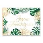 LIVRE DOR ANNIVERSAIRE TROPICAL PARTY 20P 15X21CM