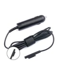 DLH CHARGEUR VOITURE ALLUME-CIGARE 45W pour MICROSOFT Surface Pro / Go Laptop