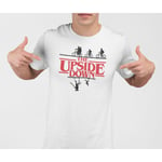 Stranger things vit t-shirt - The upside down - Barn 152