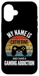 Coque pour iPhone 16 Mon nom est Catherine et j'ai un ajout de jeu