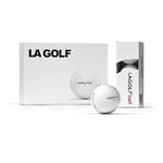 LA GOLF Balls (12 Count) for men women pro tour long distance soft low compression golfballs mens womens best for on course or backyard pelotas new longest ball driver irons putter putt