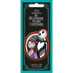 Nightmare Before Christmas Embroidered Jack and Sally Iron On Patch