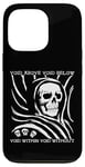 iPhone 13 Pro Void Above Below Within Without Death Dark Gothic Emptiness Case