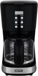 GEEPAS 1.5L Filter Coffee Machine | 900W Programmable Drip Coffee Maker for Ins