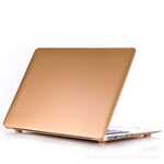 Convient pour macbookair13-inch notebook case Housse de protection pour ordinateur portable Apple 14-inch computer case - local gold - hollow 12 Retina (a1534/a1931)