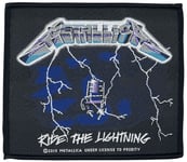 Metallica Ride The Lightning Patch black blue white