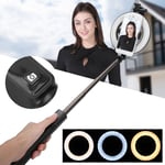 Wireless BT Mobile Phone Selfie Stick Fill Light Bracket LED Fill Light Trip Set