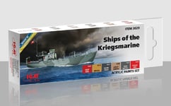 ICM03029 - ICM Paint Set - Ships of the Kriegsmarine