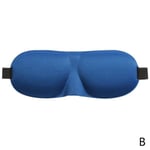 3D Travel Eye Mask Sömn vadderad Shade Cover Vila Slappna av att sova sapphire one-size