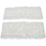 Vhbw - Lot de 2 lingettes compatible avec Kärcher sc 3 EasyFix Premium, sc 3 Upright EasyFix balai vapeur - serpillière