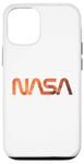 Coque pour iPhone 12/12 Pro Logo rétro de la NASA Mars Worm Patch Space Exploration Graphic