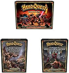 Avalon Hill HeroQuest, Système de Jeu + 2 extensions, Jeu d'aventures fantastiques Style Donjon, A partir de 14 Ans, 2 à 5 Joueurs