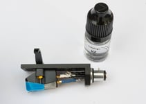 Black Headshell, AT cartridge, stylus for Audio Technica ATLP140XP, ATLP7