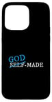 Coque pour iPhone 15 Pro Max Graphique bleu fabriqué par Dieu bleu