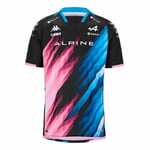 Maillot Kombat Ocon Bwt Alpine F1 Team Enfant Noir Bleu Rose