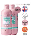 Hairbrust Hair Strength Formula Conditioner Growth Vitamins - 350ml Packs of 2