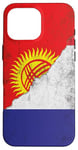 Coque pour iPhone 16 Pro Max Drapeaux France et Kirghizistan - Kirghizistan français