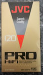 JVC 120 Pro HiFi Professional AV Master VHS Video Cassette - New & Sealed