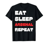 Eat Sleep Arsenal Repeat T-Shirt