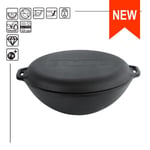 Valurautapannu Ø 36 cm WOK Lid-Pan