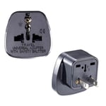 Universal Plug Adapter EU AU UK to US Converter for Travel Converter