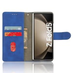 Samsung Galaxy Z Fold5 5G Wallet PU Nahkakotelo Teline Skin-touch Täyssuojaus Puhelimen suojakuori