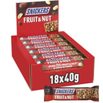 Snickers Triple Treat Fruit & Nut Chocolate Bars, Healthy Snacks, Bulk Chocolate, Easter Gift, Birthday Gift,18x40g